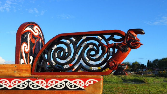 Prow of a waka