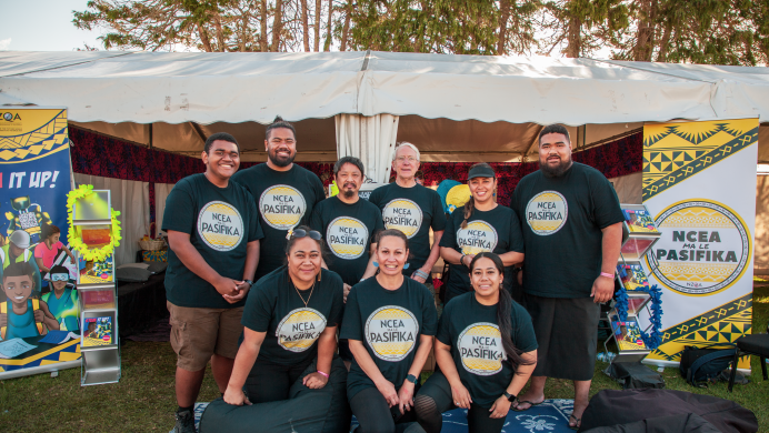 NZQA's Pasifika team at an event